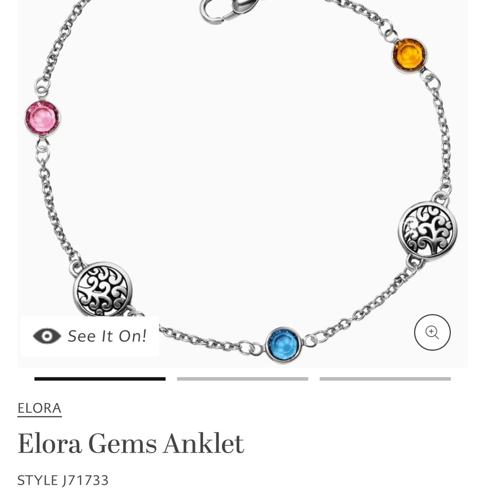 Elora Gems Anklet